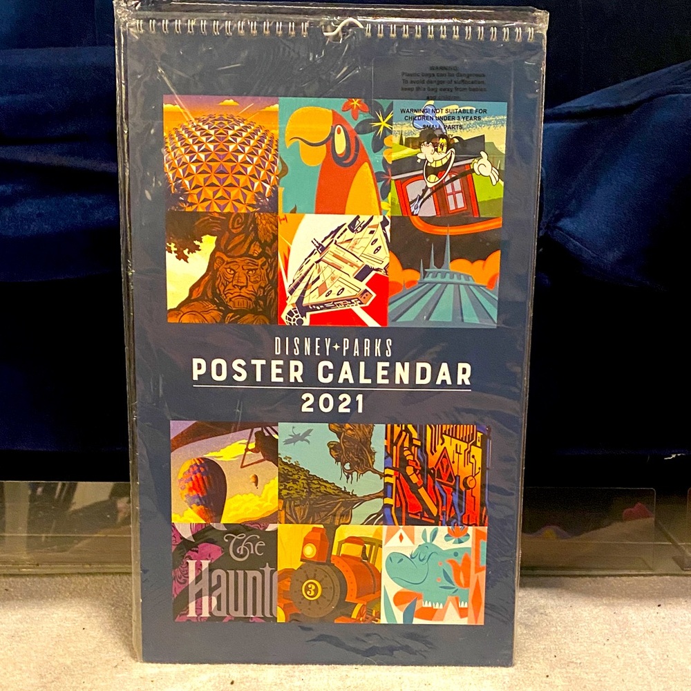 Disney Parks Poster Calendar 2021